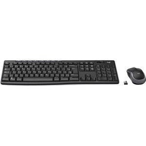 Kit de Teclado y Mouse LOGITECH MK270 - Estándar, Negro, 10 m Kit de Teclado y Mouse LOGITECH MK270 - Estándar, Negro, 10 m